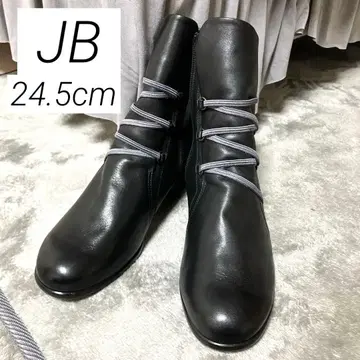 [ 새상품 ] JB 제이비 소가죽 숏부츠 블랙