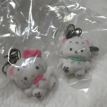 산리오 포근포근 스노우 표시 액세서리 키티 포차코