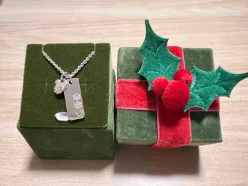 Disney 눈송이 목걸이 미키 참 포함