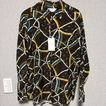 TOMORROWLAND 기하학 패턴 긴팔 셔츠