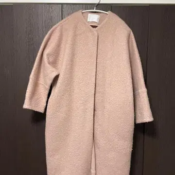 노카라 코트 핑크