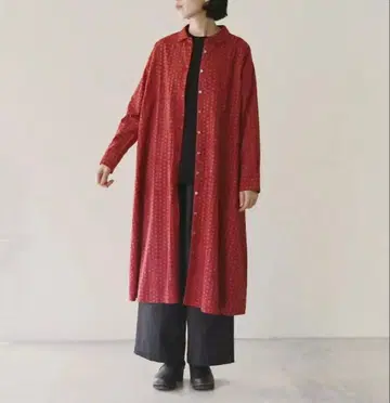 시삼 공방 마도노 이슬이(히카리) 셔츠 원피스