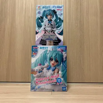 하츠네 미쿠 x 시나모롤 피규어 2종 세트