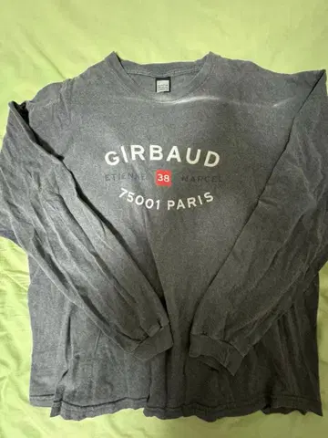 GIRBAUD 롱T 긴팔 티셔츠 페이드 90년대