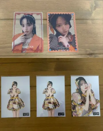 FRUITSZIPPER 진세이 스즈카 트레이딩 카드 & 사진