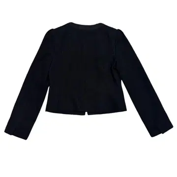 TO BE CHIC 사이즈 M(38) 블랙 노카라 자켓 트위드풍