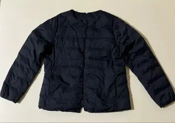 무인양품 다운 점퍼 네이비