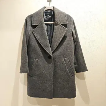 ESTNATION 그레이 체스터 코트 36