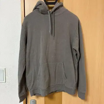 그레이 후드 부착 후드티