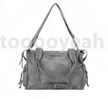 Fancy club 그레이 숄더백