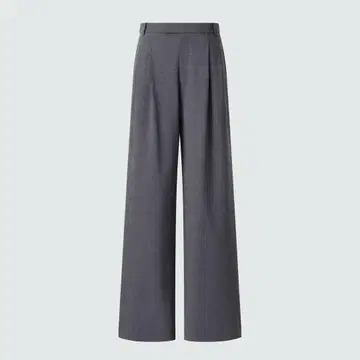 UNIQLOC 턱 와이드 스트레이트 팬츠