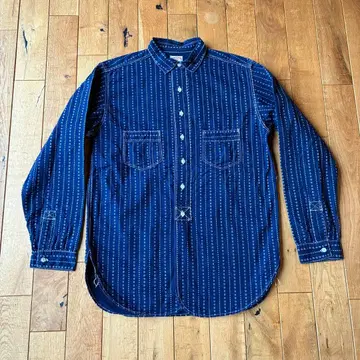 REAL McCOY 하트 무늬 셔츠 WABASH 중고 15 리얼 맥코이