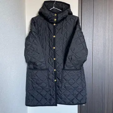 트래디셔널 웨더웨어 노카라 퀼팅 자켓