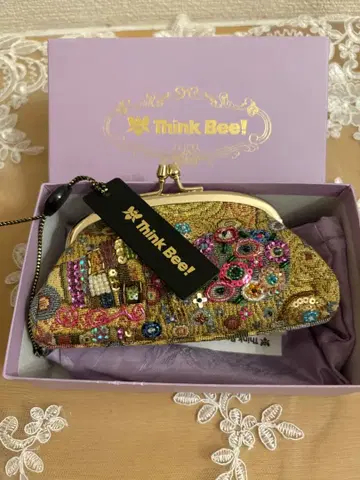 새상품 Think Bee! 골든 클림트 파우치
