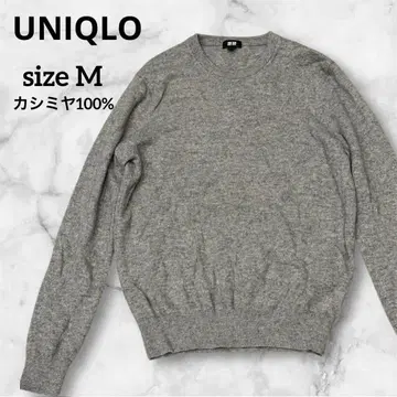 [ UNIQLO 유니클로 ] 캐시미어 100% 크루넥 sizeM