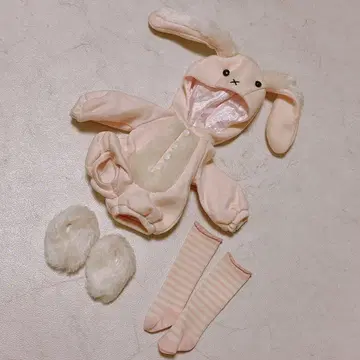 유SD 아기 드레스 토끼 올인원