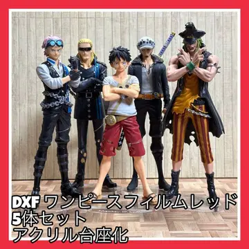 DXF 원피스 피규어 필름 레드 5체 세트 아크릴 받침대화