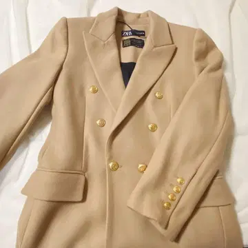 ZARA 체스터 코트 M 베이지