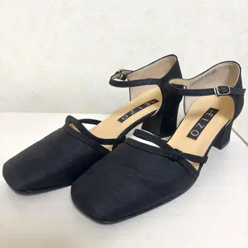 [ 새상품급 ] EIZO 스트랩 포함 펌프스 24cm 블랙