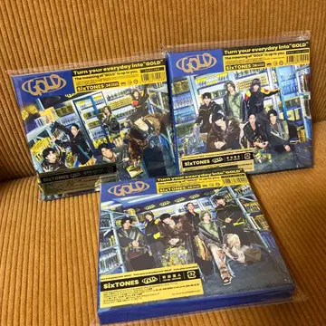 SixTONES GOLD 3가지 형태