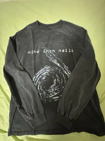 nine inch nails 긴팔T셔츠 롱T 빈티지 가공 분위기