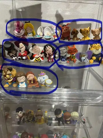 어깨 쿵 디즈니 피규어 세트