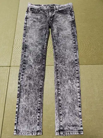 glamb 스키니 데님 케미컬 워시