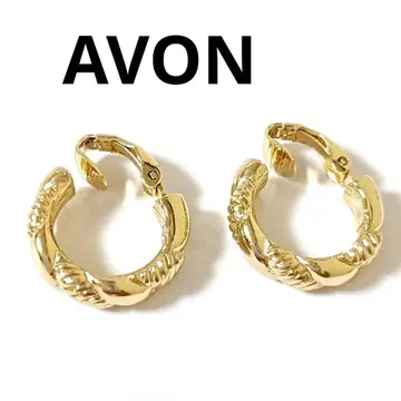 에이본 후프 귀찌 골드 AVON 빈티지 vintage