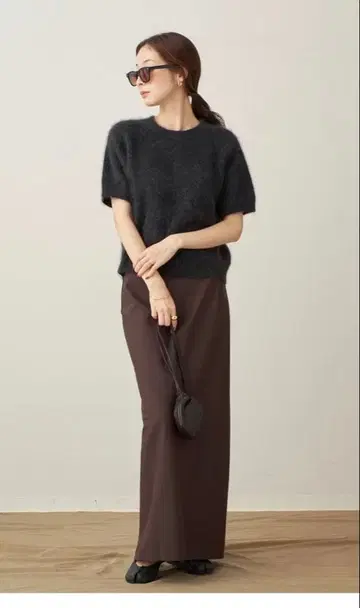 플라주 plage 리암 다이버 타이트 스커트 36