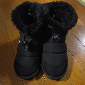 moz 퍼 블랙 부츠 L 사이즈