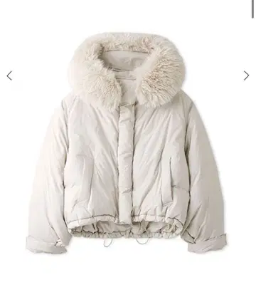 후드 퍼 숏 다운