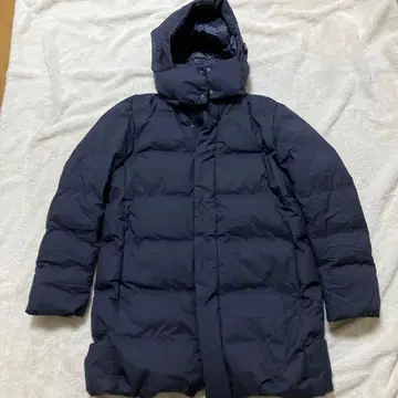 유니클로 XL 유니클로 심리스 다운 코트 네이비