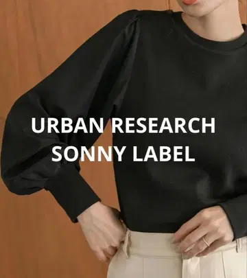 URBAN RESEARCH SONNY LABEL 퍼프 슬리브 티셔츠
