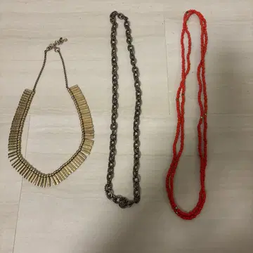 프랑스 벼룩시장 구매 목걸이 3점