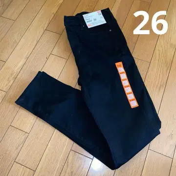 [ 새상품 미사용 ] 유니클로 히트텍 울트라 슬림 스트레이트 청바지 26