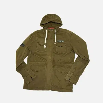 [ 구제 의류 ] 밀리터리 자켓 후드 부착 ZARA