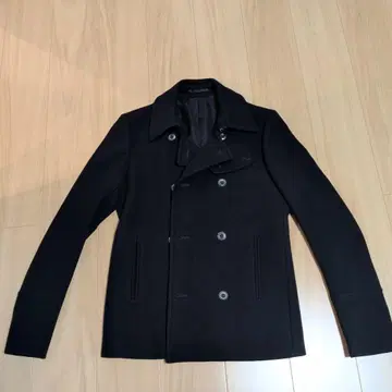 ATTACHMENT 블랙 피 코트 사이즈 3