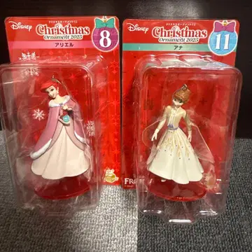 디즈니 크리스마스 오너먼트 아리엘 아나 2체 세트