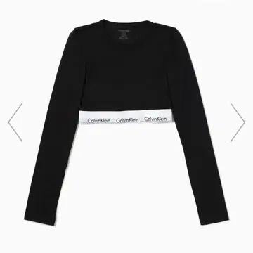 캘빈클라인 Icon Cotton 롱 슬리브 T셔츠 브라렛