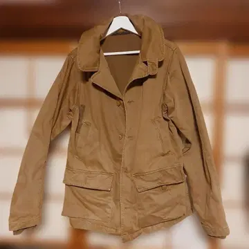 베이지 코튼 커버올