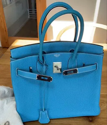 버킨 30 블루진 토고