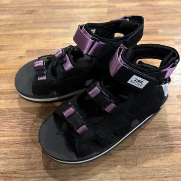 X-girl 스포츠 샌들 블랙/퍼플