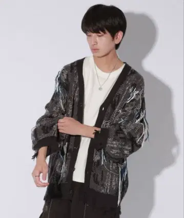 [ Anui ] 프린지 니트 가디건