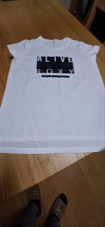 ROXY ALIVE ROXY T셔츠 화이트 상하의 SET