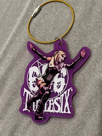 라무 회장 Rockin'Jelly Bean 콜라보 키링 (보라색 ver)