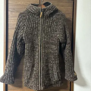 KYBER 집업 니트 L 사이즈 브라운 계열