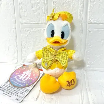 택 포함 새상품 도날드 40주년 인형 배지 도쿄 디즈니랜드