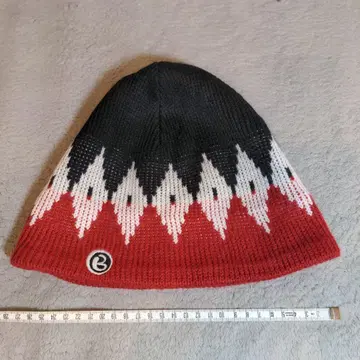 버튼 BURTON 비니 니트 캡 빨간색 블랙 USA제