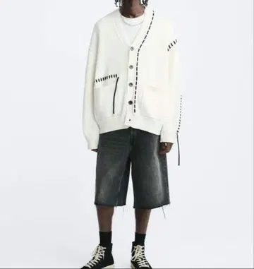 zara 스티치 가디건