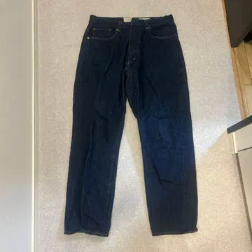 YAECA 다크 블루 스트레이트 데님